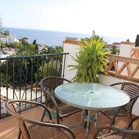 Playa Burriana, Tva Terasser, Havsutsikt, Pool Nerja