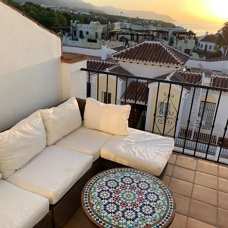 Playa Burriana, Tva Terasser, Havsutsikt, Pool Appartement *